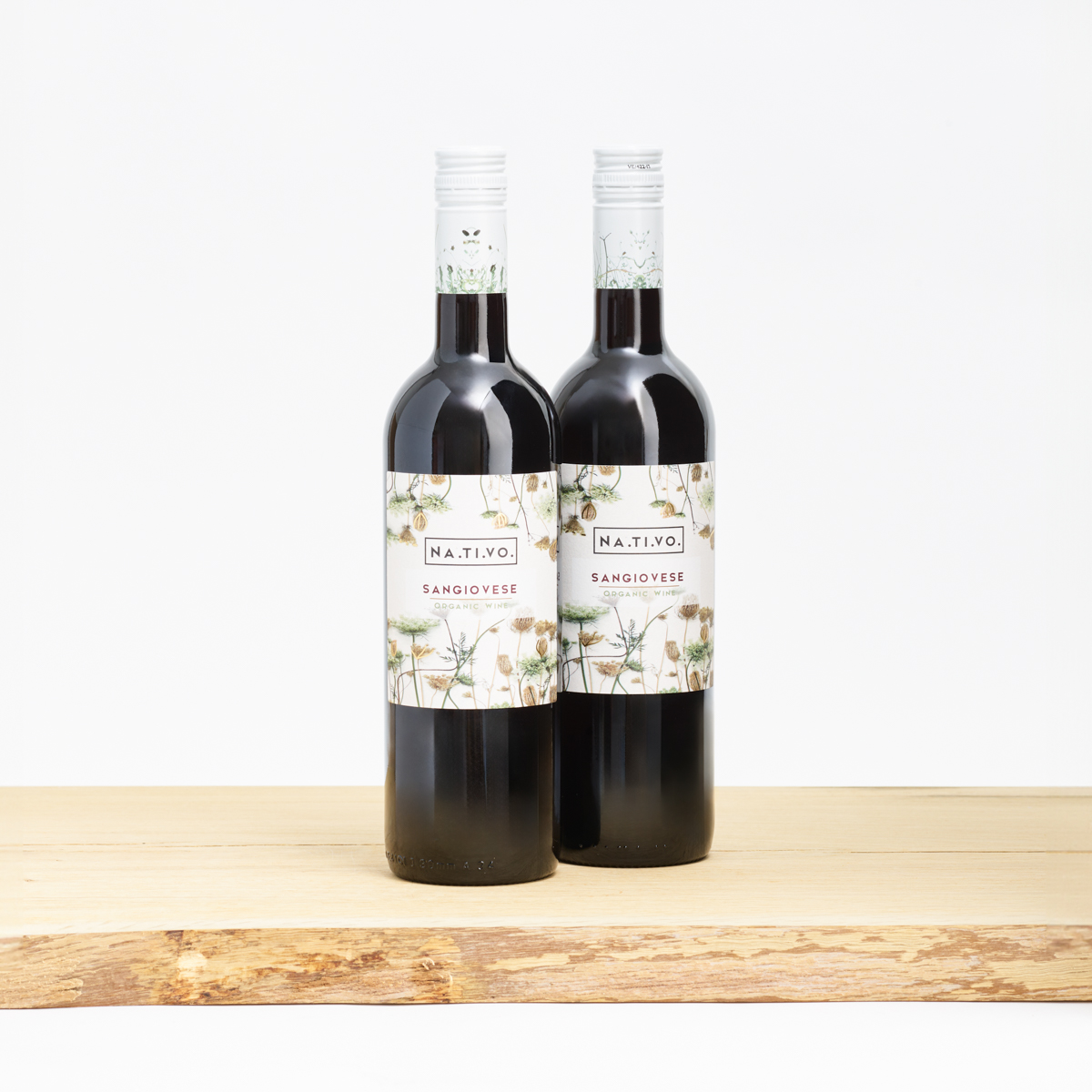 2 fl. Na.Ti.Vo Sangiovese Organic, Puglia, Italy