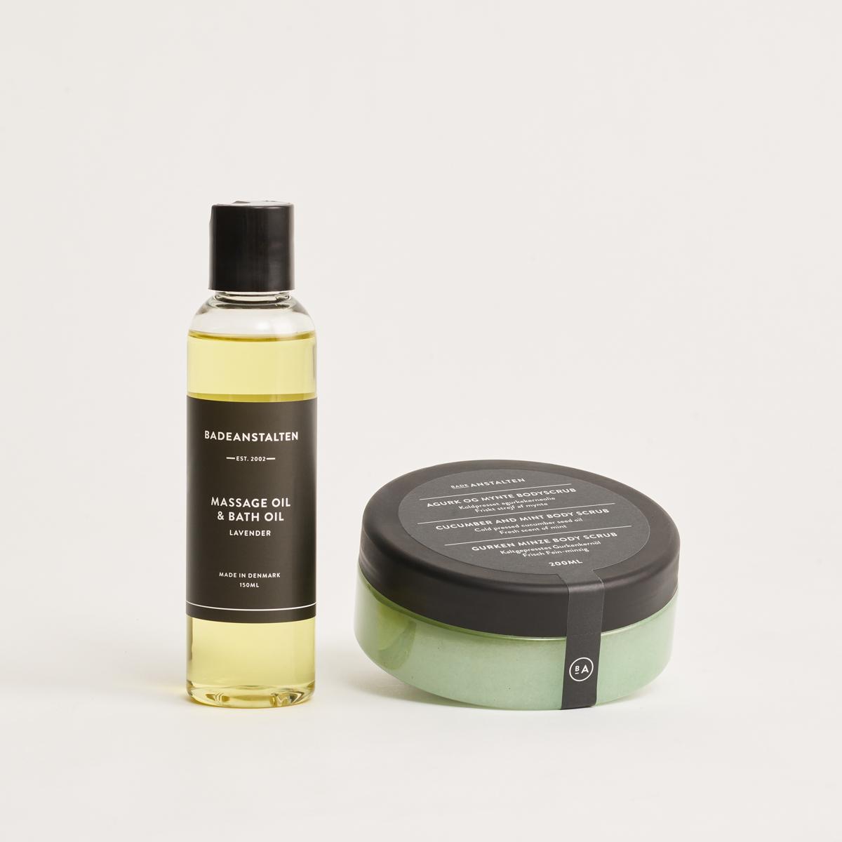 Badeanstalten - Massageolie og bodyscrub