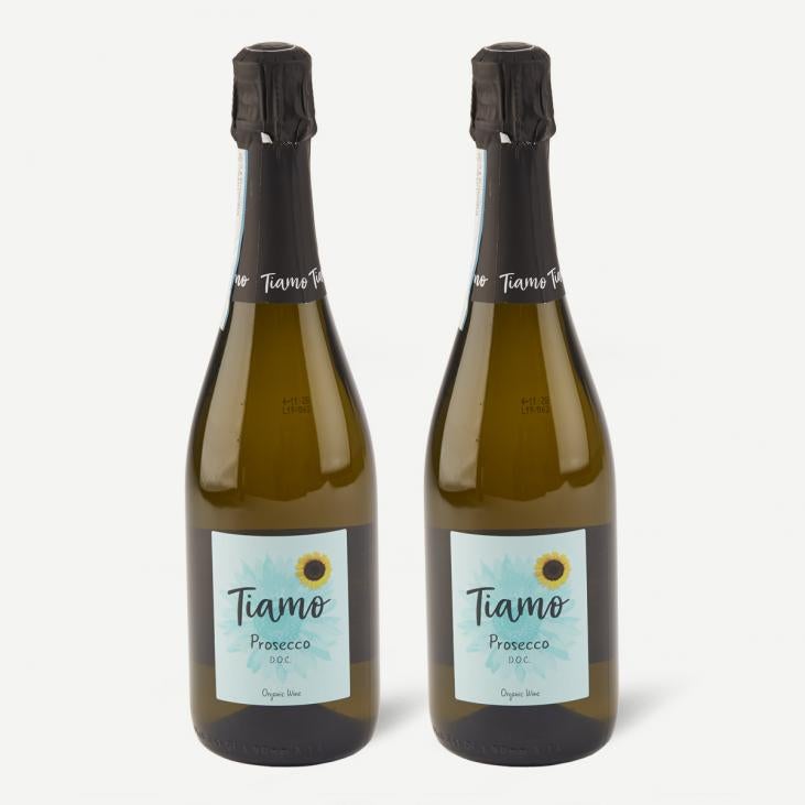 2 fl. Tiamo Prosecco, Organic grapes